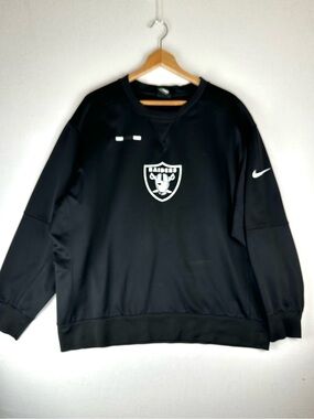 NFL Nike Raiders Crewneck Pullover Sweatshirt